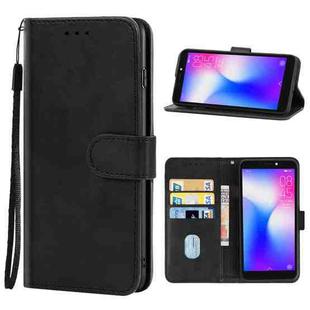 For Tecno Pop 2 Power Leather Phone Case(Black)