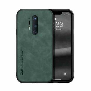 For OnePlus 8 Pro Skin Feel Magnetic Leather Back Phone Case(Green)