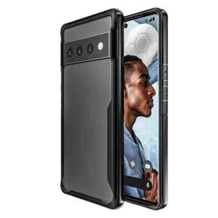 For Google Pixel 7 Pro 5G Transparent TPU Shockproof Phone Case(Black)