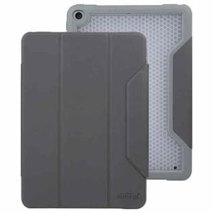 For iPad 10.2 / iPad Pro 10.5 Mutural Yagao Series PC Horizontal Flip Leather Tablet Case(Grey)
