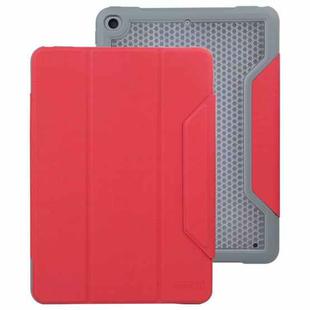 For iPad 10.2 / iPad Pro 10.5 Mutural Yagao Series PC Horizontal Flip Leather Tablet Case(Red)