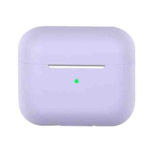 Wireless Earphone Silicone Protective Case For AirPods 3(Light Purple)