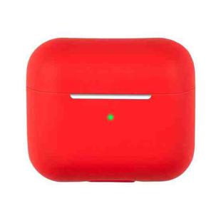 Wireless Earphone Silicone Protective Case For AirPods 3(Red)