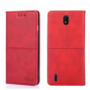 For Nokia C01 Plus/C1 2nd Editon Cow Texture Magnetic Horizontal Flip Leather Phone Case(Red)