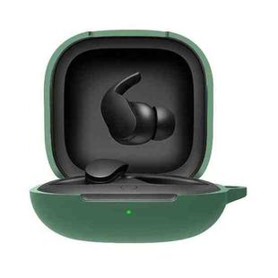 For Beats Fit Pro Wireless Earphone Silicone Protective Case(Dark Green)