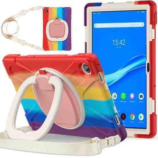 For Lenovo Tab M10 Plus 10.6 3rd Gen 2022 Silicone + PC Protective Tablet Case(Colorful Red)