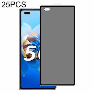 25 PCS Full Cover Anti-peeping Tempered Glass Film For Huawei Mate X2