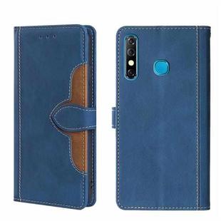 For Infinix Hot 8 / Hot 8 Lite X650 X650B Skin Feel Magnetic Buckle Leather Phone Case(Blue)