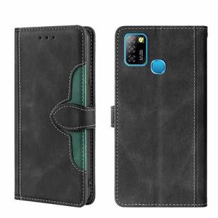 For Infinix Hot 10 Lite / Smart 5 X657 Skin Feel Straw Hat Magnetic Buckle Leather Phone Case(Black)