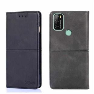 For Blackview A70 Cow Texture Magnetic Horizontal Flip Leather Phone Case(Black)