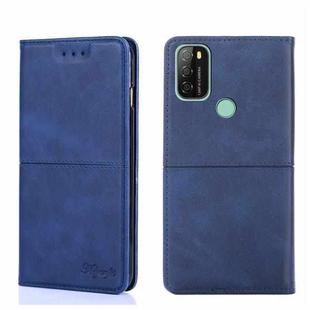 For Blackview A70 Cow Texture Magnetic Horizontal Flip Leather Phone Case(Blue)