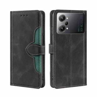 For OPPO K10 Pro 5G Skin Feel Magnetic Buckle Leather Phone Case(Black)