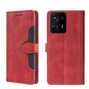 For Xiaomi Mix 4 Skin Feel Magnetic Buckle Leather Phone Case(Red)
