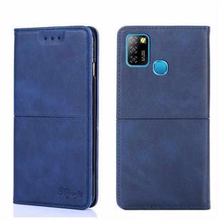 For Infinix Hot 10 Lite/Smart 5 X657 Cow Texture Magnetic Horizontal Flip Leather Phone Case(Blue)