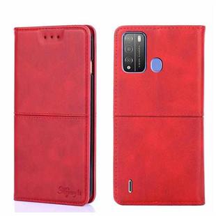 For Itel Vision 1 Pro Cow Texture Magnetic Horizontal Flip Leather Phone Case(Red)