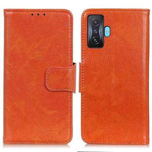 For Xiaomi Poco F4 GT Nappa Texture Leather Phone Case(Orange)