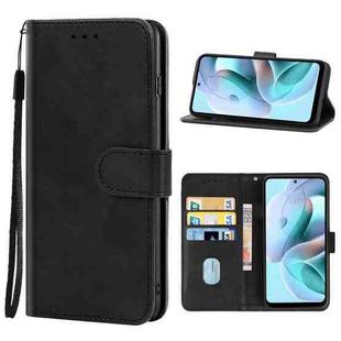 For Motorola Moto G41 Leather Phone Case(Black)