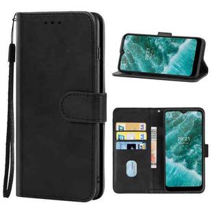 For Nokia C30 Leather Phone Case(Black)
