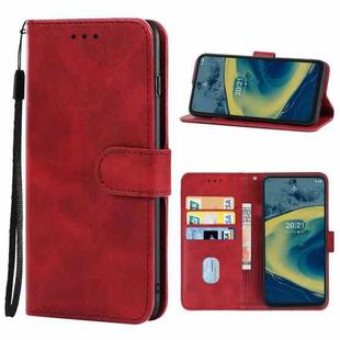 For Nokia XR20 Leather Phone Case(Red)