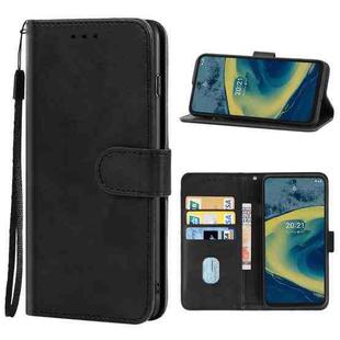 For Nokia XR20 Leather Phone Case(Black)
