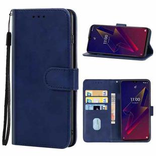 For Wiko Power U20 Leather Phone Case(Blue)