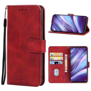 For Wiko View5 Plus Leather Phone Case(Red)
