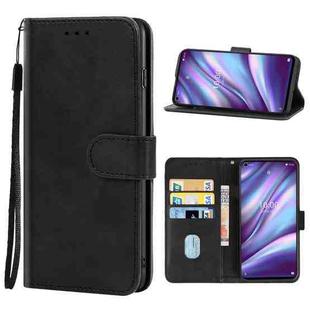 For Wiko View5 Plus Leather Phone Case(Black)