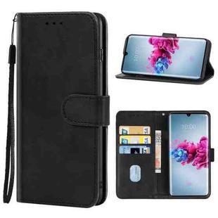 For ZTE Axon 11 5G Leather Phone Case(Black)