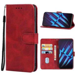 For ZTE nubia Red Magic 6R Leather Phone Case(Red)