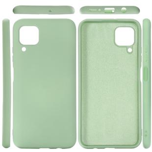 For Huawei Nova 6 SE Solid Color Liquid Silicone Dropproof Protective Case(Green)