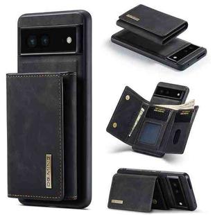 For Google Pixel 7 5G DG.MING M1 Series 3-Fold Multi Card Wallet + Magnetic Phone Case(Black)