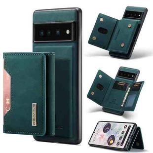 For Google Pixel 7 Pro 5G DG.MING M2 Series 3-Fold Multi Card Bag Phone Case(Green)