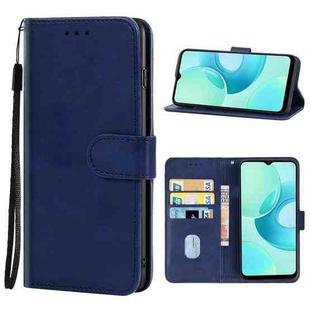 For Wiko T10 Leather Phone Case(Blue)