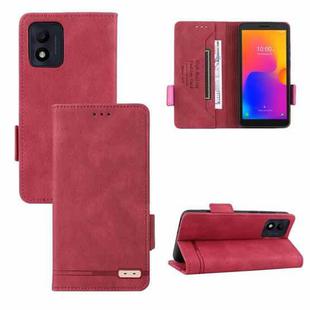 For Alcatel 1B 2022 Magnetic Clasp Leather Phone Case(Red)