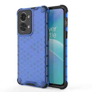 For OnePlus Nord 2T 5G Honeycomb Phone Case(Blue)