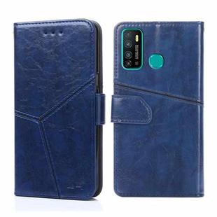 For Infinix Hot 9 / Note 7 Lite X655C Geometric Stitching Horizontal Flip Leather Phone Case(Blue)