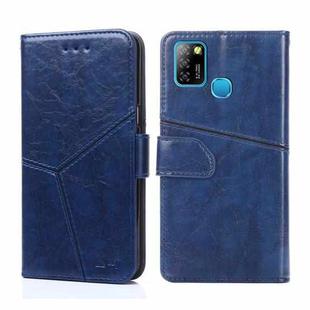 For Infinix Hot 10 Lite / Smart 5 X657 Geometric Stitching Horizontal Flip Leather Phone Case(Blue)
