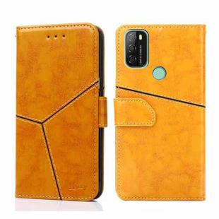 For Blackview A70 Geometric Stitching Horizontal Flip Leather Phone Case(Yellow)
