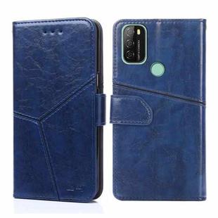 For Blackview A70 Geometric Stitching Horizontal Flip Leather Phone Case(Blue)