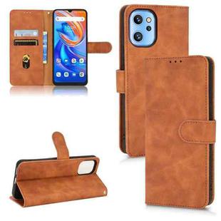 For UMIDIGI A13 / A13 Pro / A13S Skin Feel Magnetic Flip Leather Phone Case(Brown)