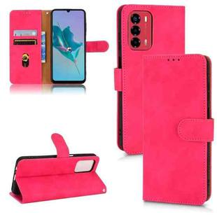 For ZTE Blade A72 4G / V40 Vita Skin Feel Magnetic Flip Leather Phone Case(Rose Red)