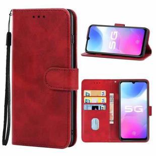 For vivo S9e Leather Phone Case(Red)
