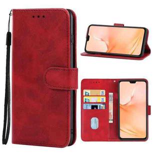 For vivo V20 Pro Leather Phone Case(Red)