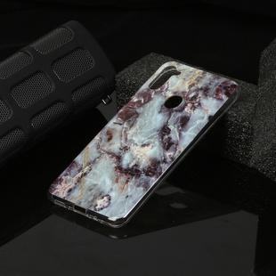 For Galaxy A11 Marble Pattern Soft TPU Protective Case(Gray)
