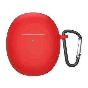 Bluetooth Earphone Liquid Silicone Protective Case For OPPO Enco R(Red)