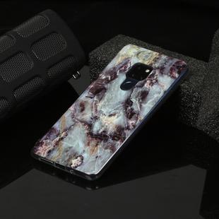 For Huawei Mate 20 Marble Pattern Soft TPU Protective Case(Gray)