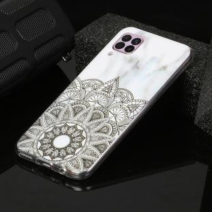 For Huawei P40 lite Marble Pattern Soft TPU Protective Case(Mandala)