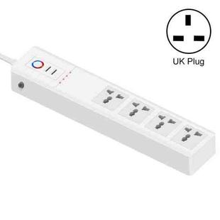 ZigBee 10A SM-SO306-M 4 Holes + 2 USB Multi-purpose Smart Power Strip(UK Plug)