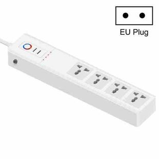 ZigBee 10A SM-SO306-M 4 Holes + 2 USB Multi-purpose Smart Power Strip(EU Plug)