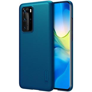 For Huawei P40 Pro NILLKIN Frosted Concave-convex Texture PC Case(Blue)